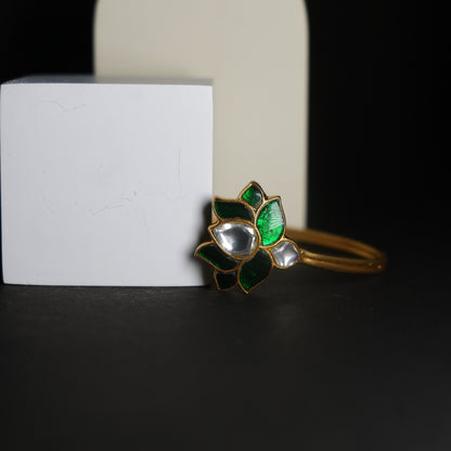 LOTUS KUNDAN BRACELET