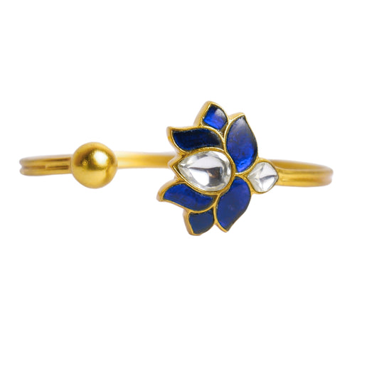 LOTUS KUNDAN BRACELET
