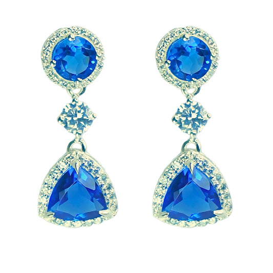 VELVET DROP EARRINGS- TOPAZ(S)