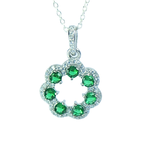 BLOOM PENDANT- EMERALD