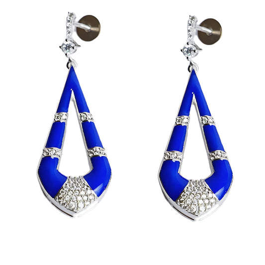 STELLAR EARRINGS- BLUE