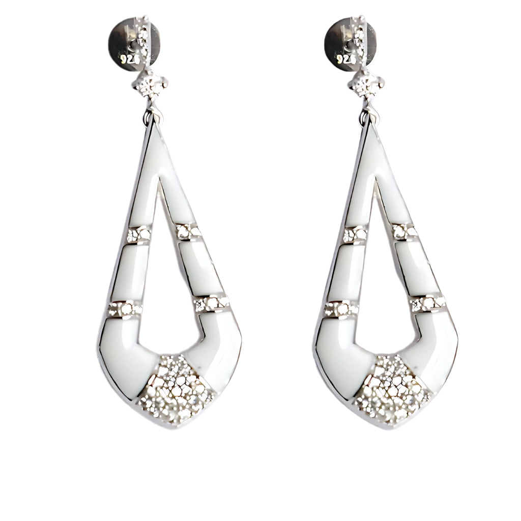 STELLAR EARRINGS- WHITE