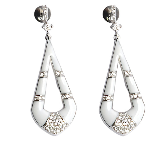 STELLAR EARRINGS- WHITE