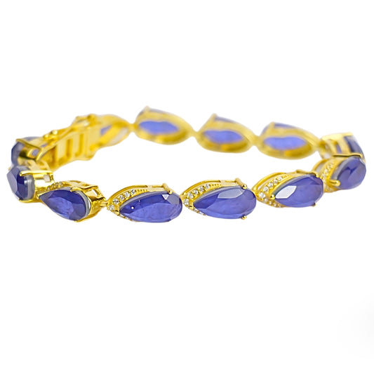 SIGNATURE TEARCUT BRACELET- TOPAZ(G)