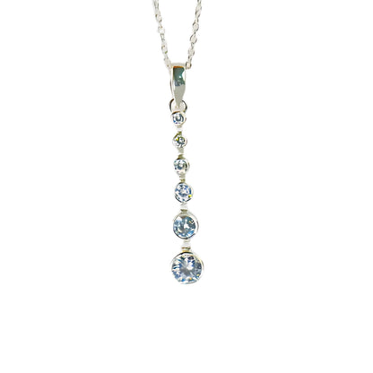 FALLING PENDANT- SILVER