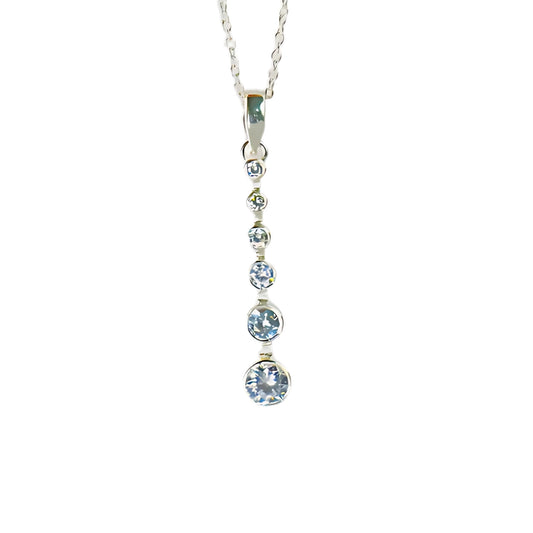 FALLING PENDANT- SILVER