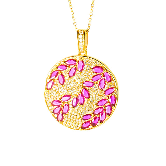FLORA PENDANT- PINK