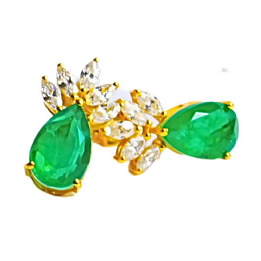 SCARLET EARRINGS- EMERALD(G)