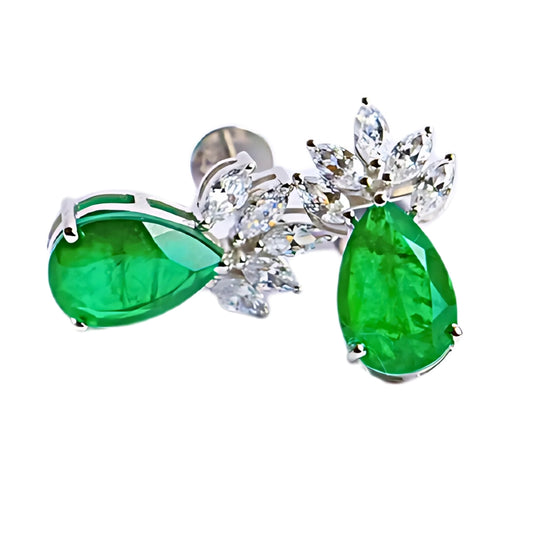 SCARLET EARRINGS- EMERALD(S)