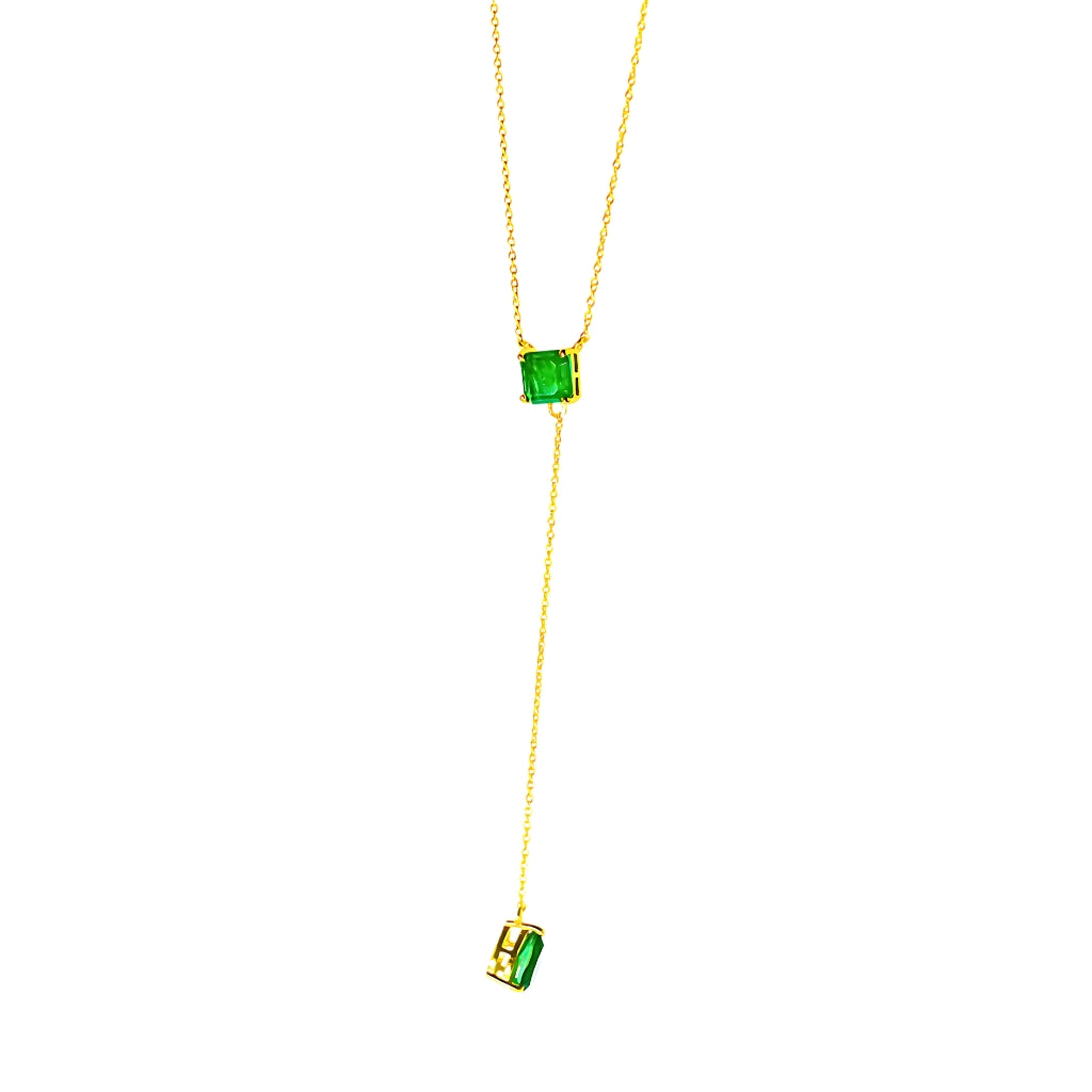 TWIN PENDANT -EMERALD